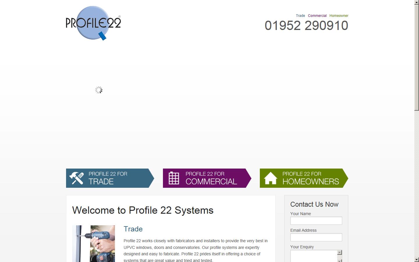 Profile 22 Systems Website