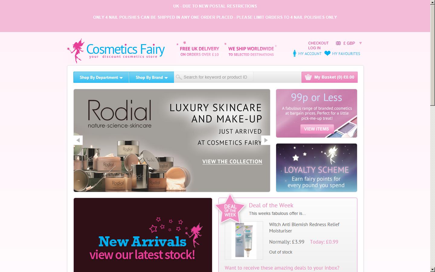 Cosmetic Kingdom Website