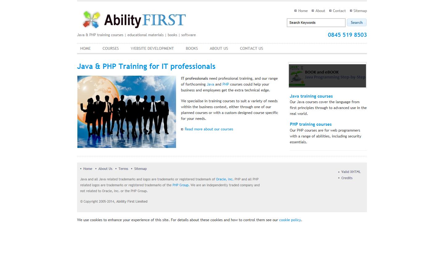 Ability First Ltd Website