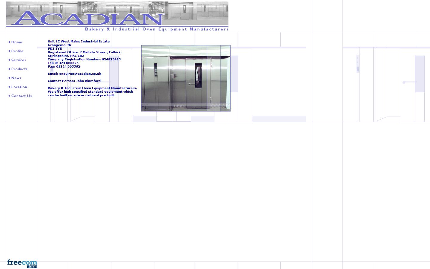 Acadian Engineering Ltd  Website