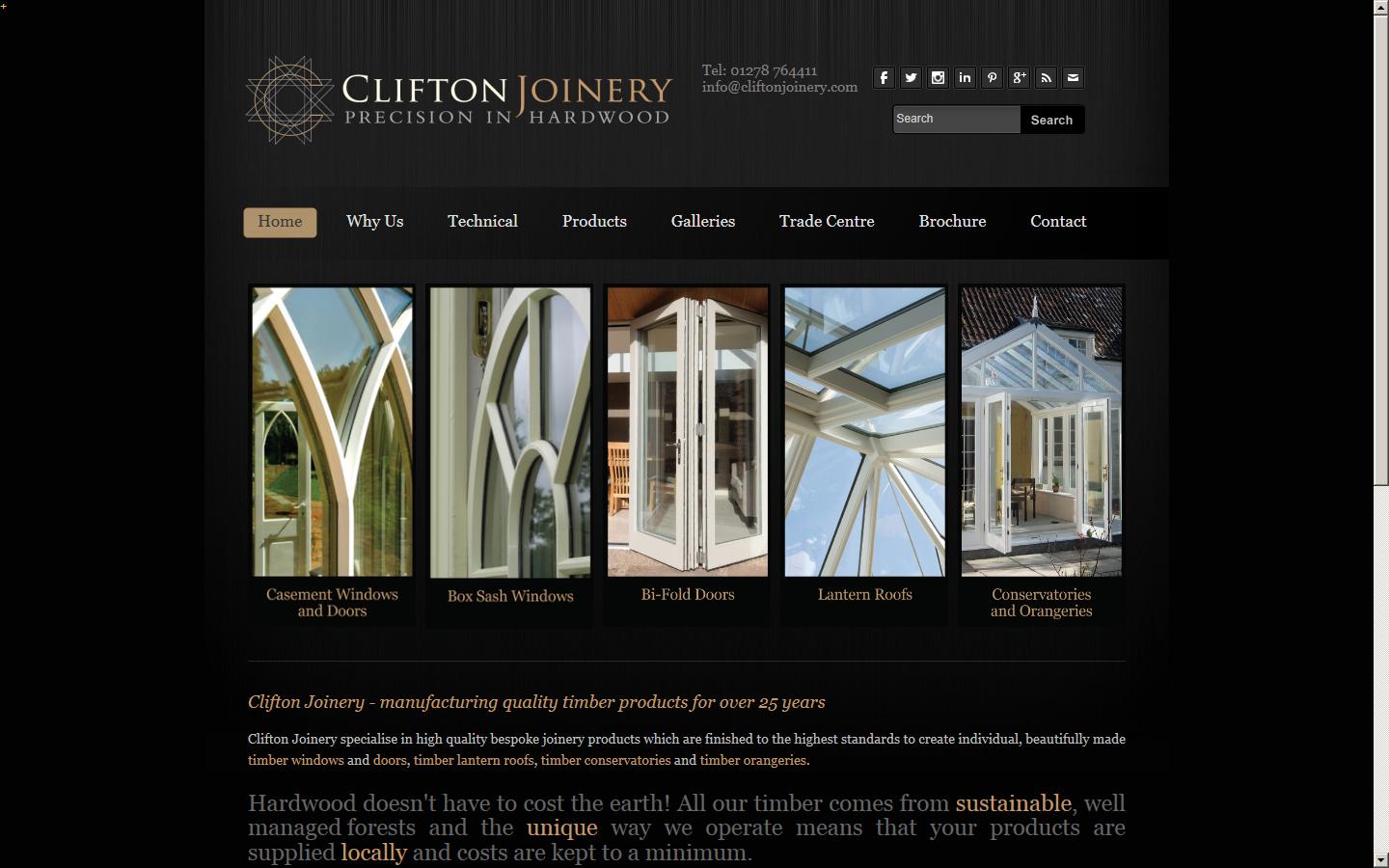 Clifton Joinery Website