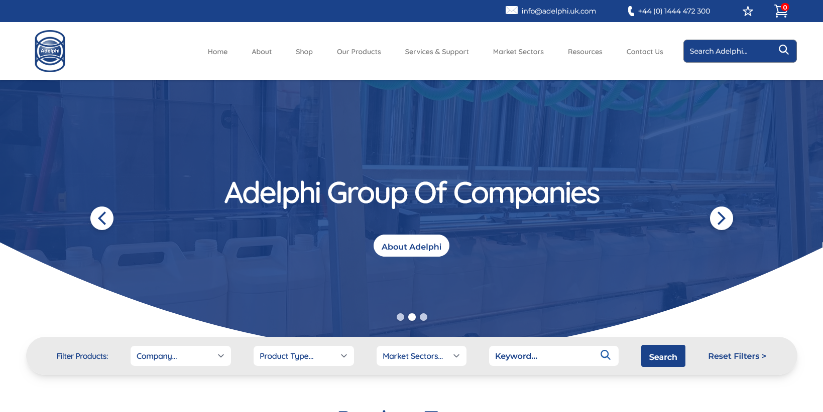 Adelphi Group of Companies Website