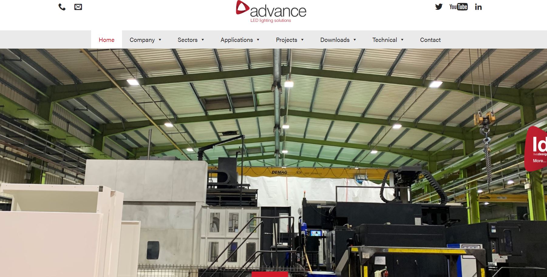 Advance Lighting Website