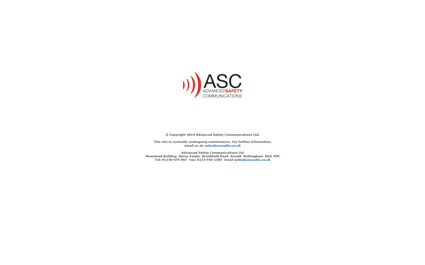 Advanced Safety Communications Ltd Website