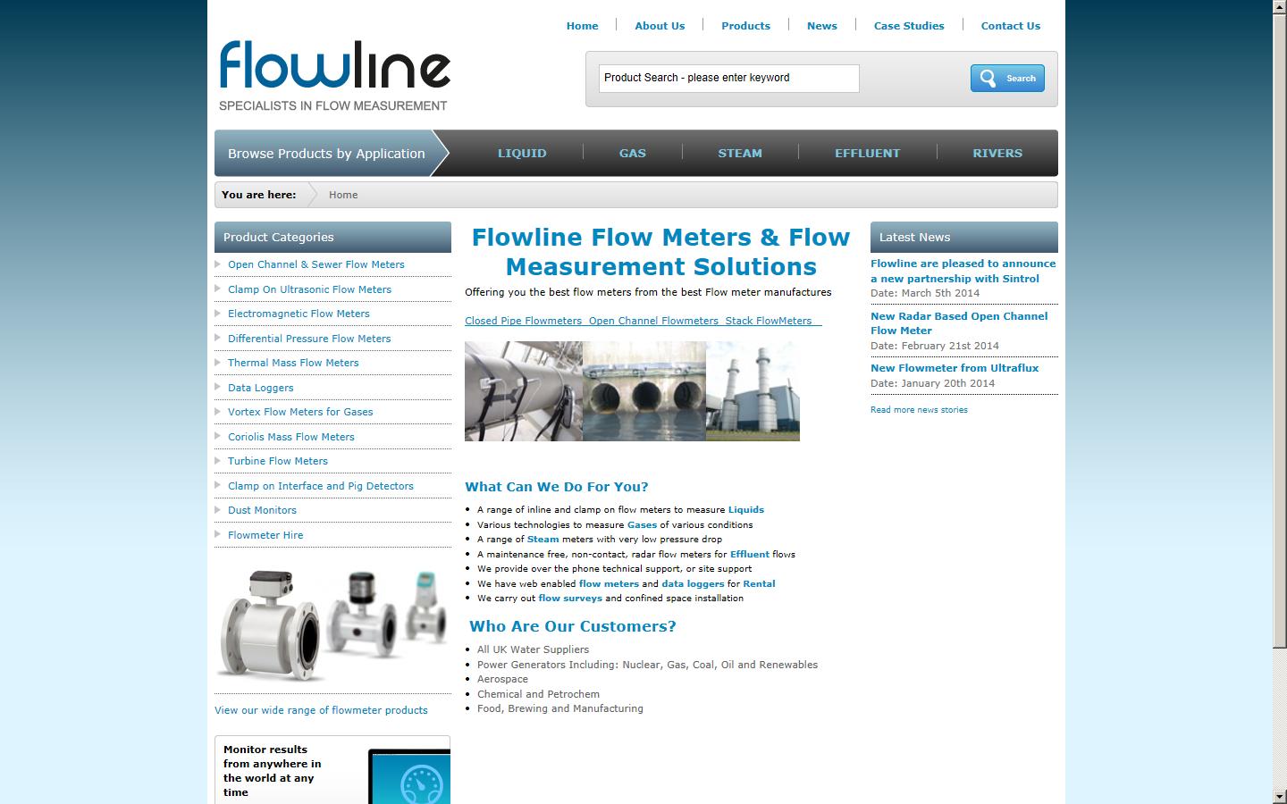 Flowline Manufacturing Ltd Website