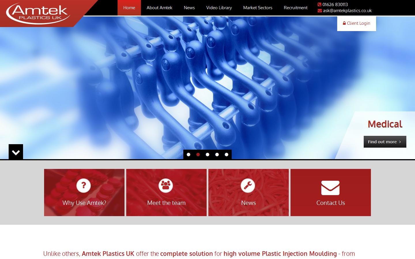 Amtek Plastics UK Website