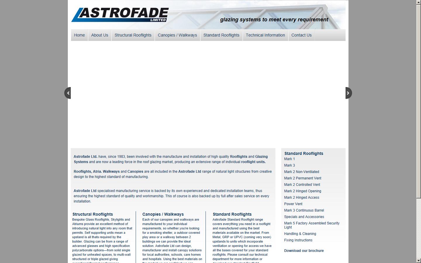 Astrofade Ltd Website