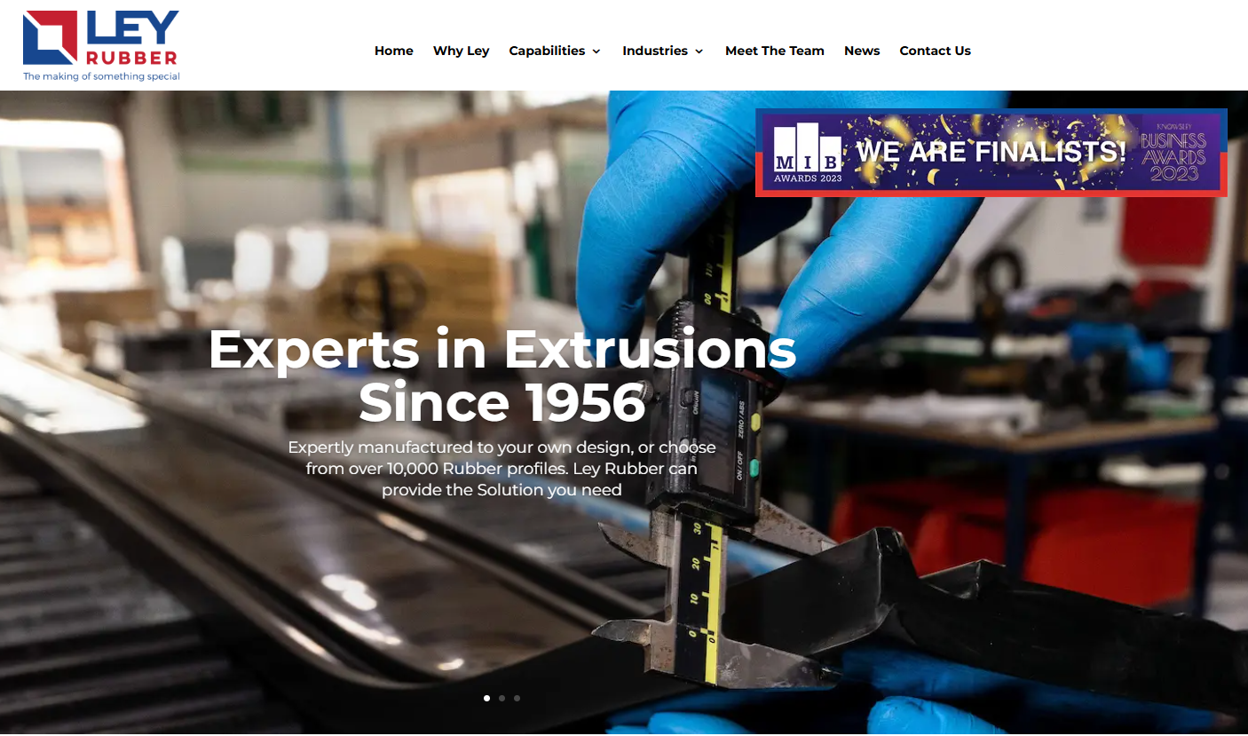 Ley Rubber Ltd Website