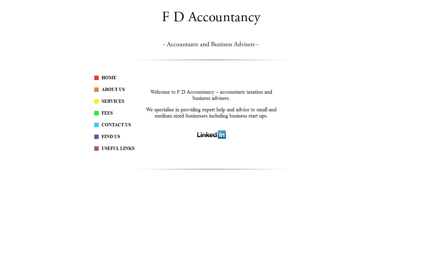 F D Accountancy Website