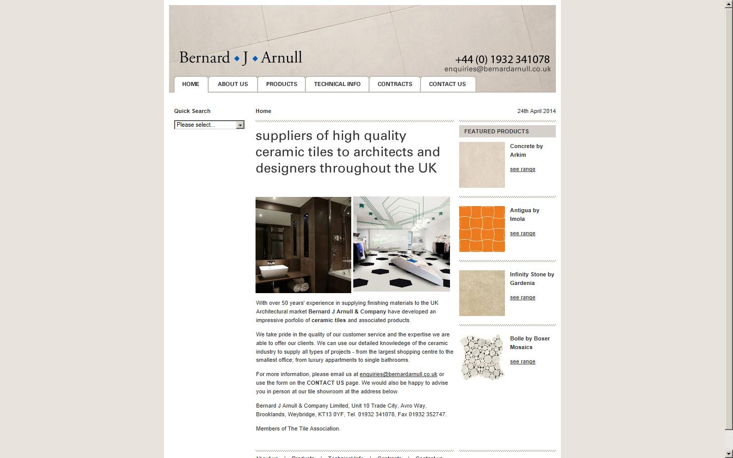 Bernard J Arnull & Company Ltd Website