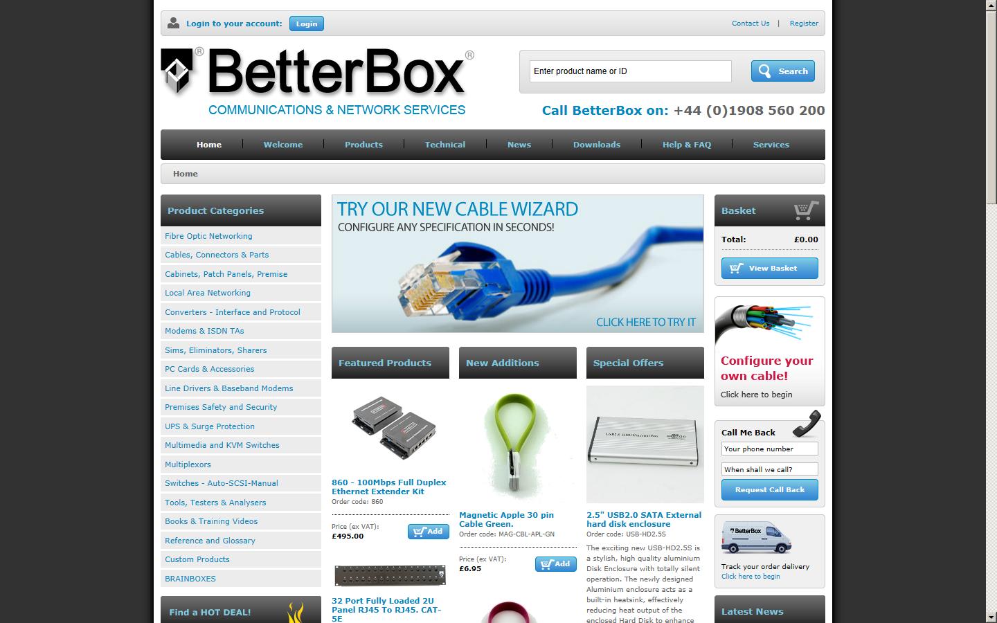 BetterBox Communications Ltd Website