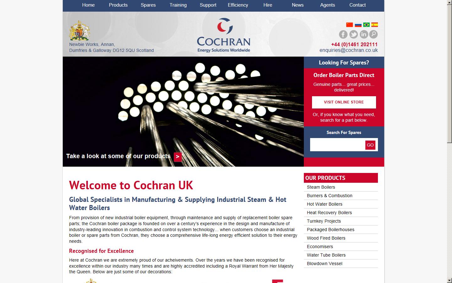 Cochran Ltd Website