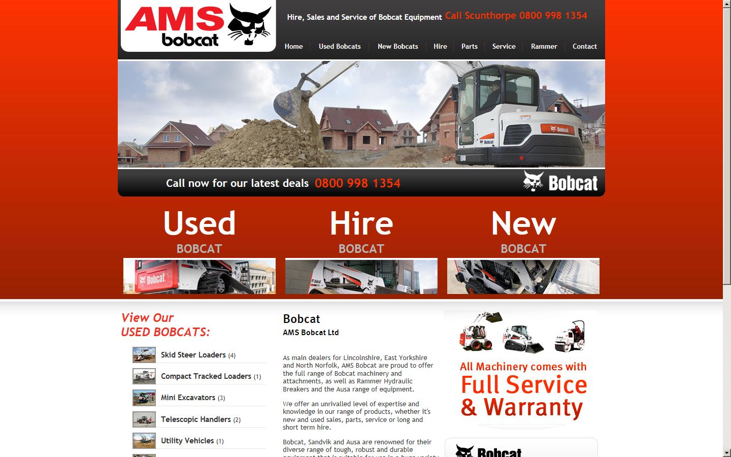 AMS Bobcat Ltd Website