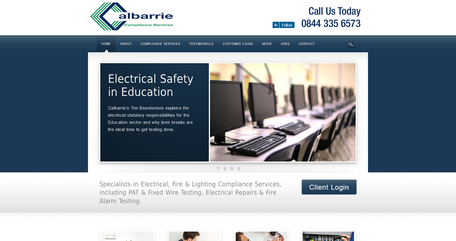 Calbarrie Compliance Services Ltd Website