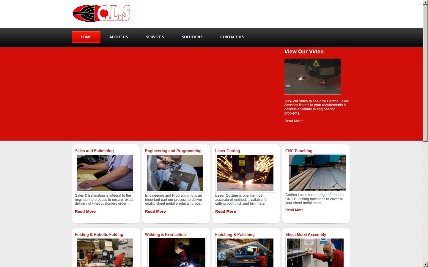 Carlton Laser Services Website