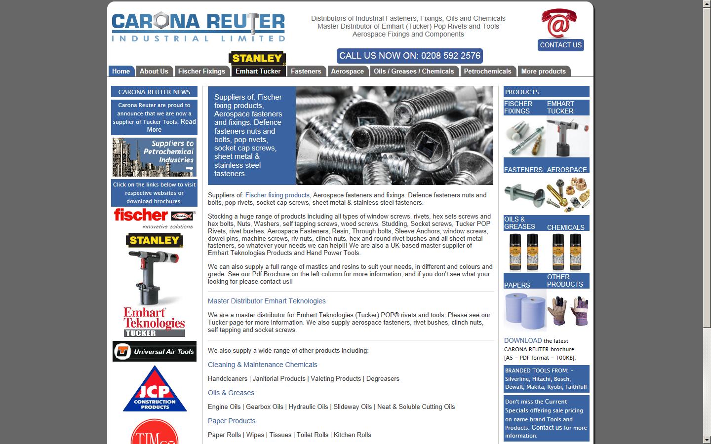 Carona Reuter Industrial Ltd Website