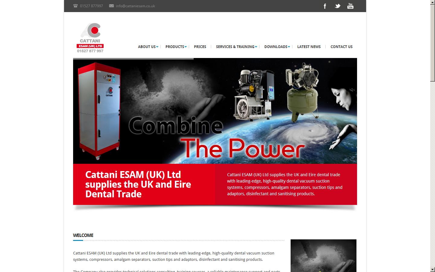 Cattani ESAM (UK) Ltd Website