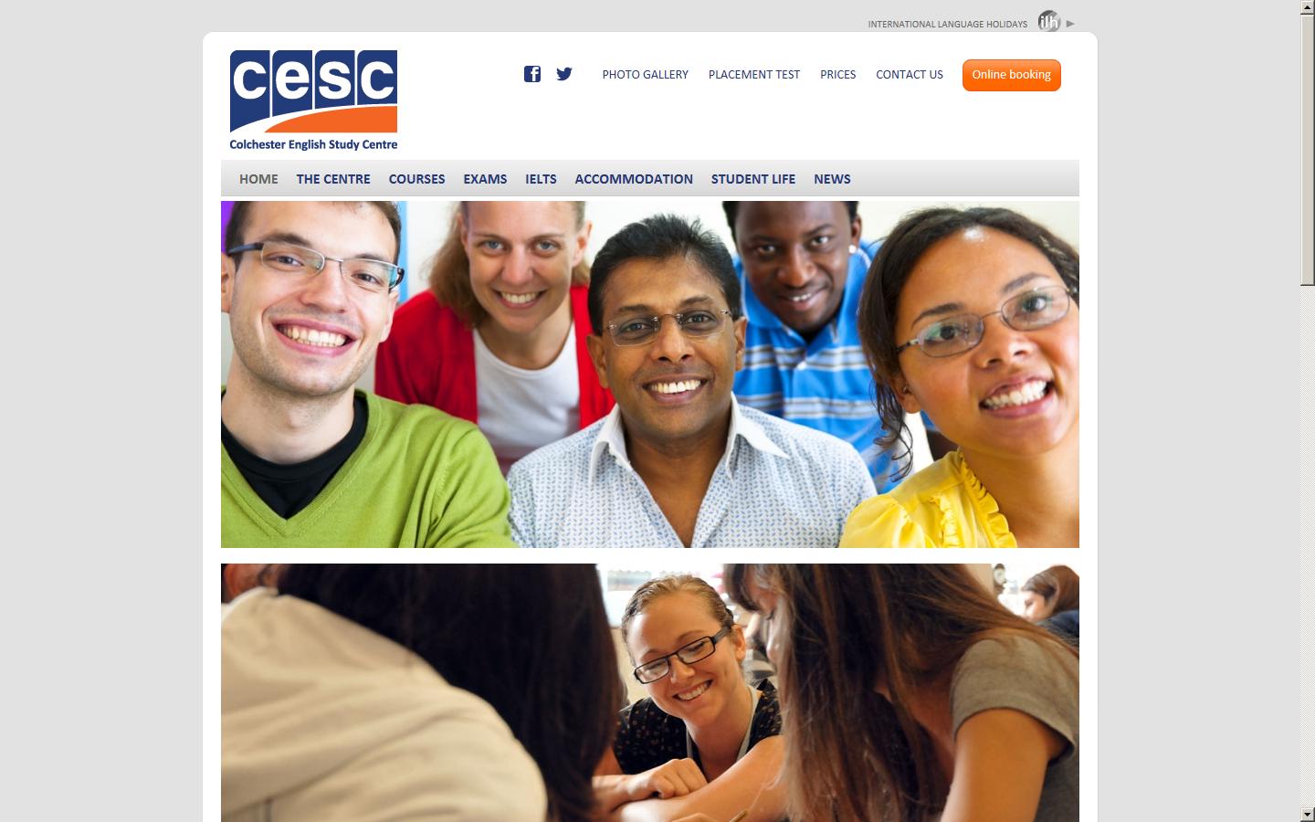 COLCHESTER ENGLISH STUDY CENTRE Website