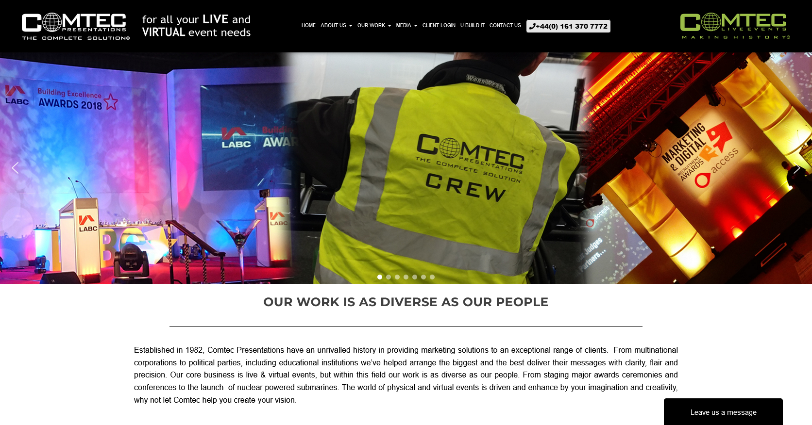 Comtec Presentations Website