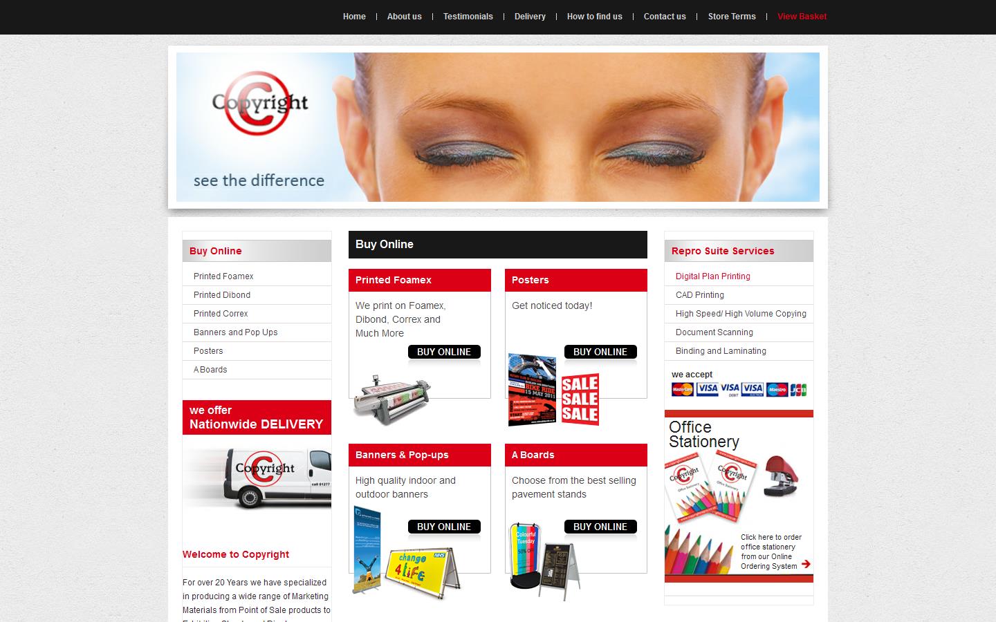 Copyright Reprographics Ltd Website