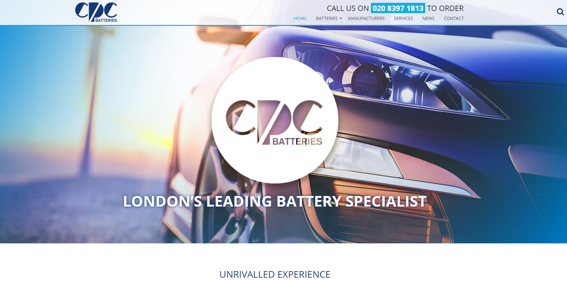 CPC Battery Services Ltd Website