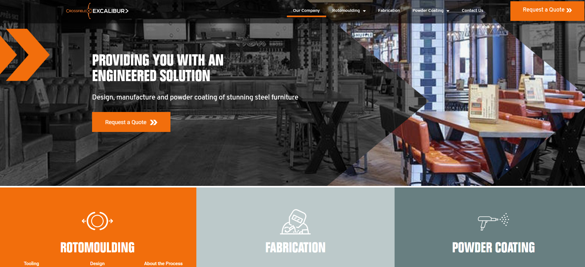 Crossfield Excalibur Ltd Website