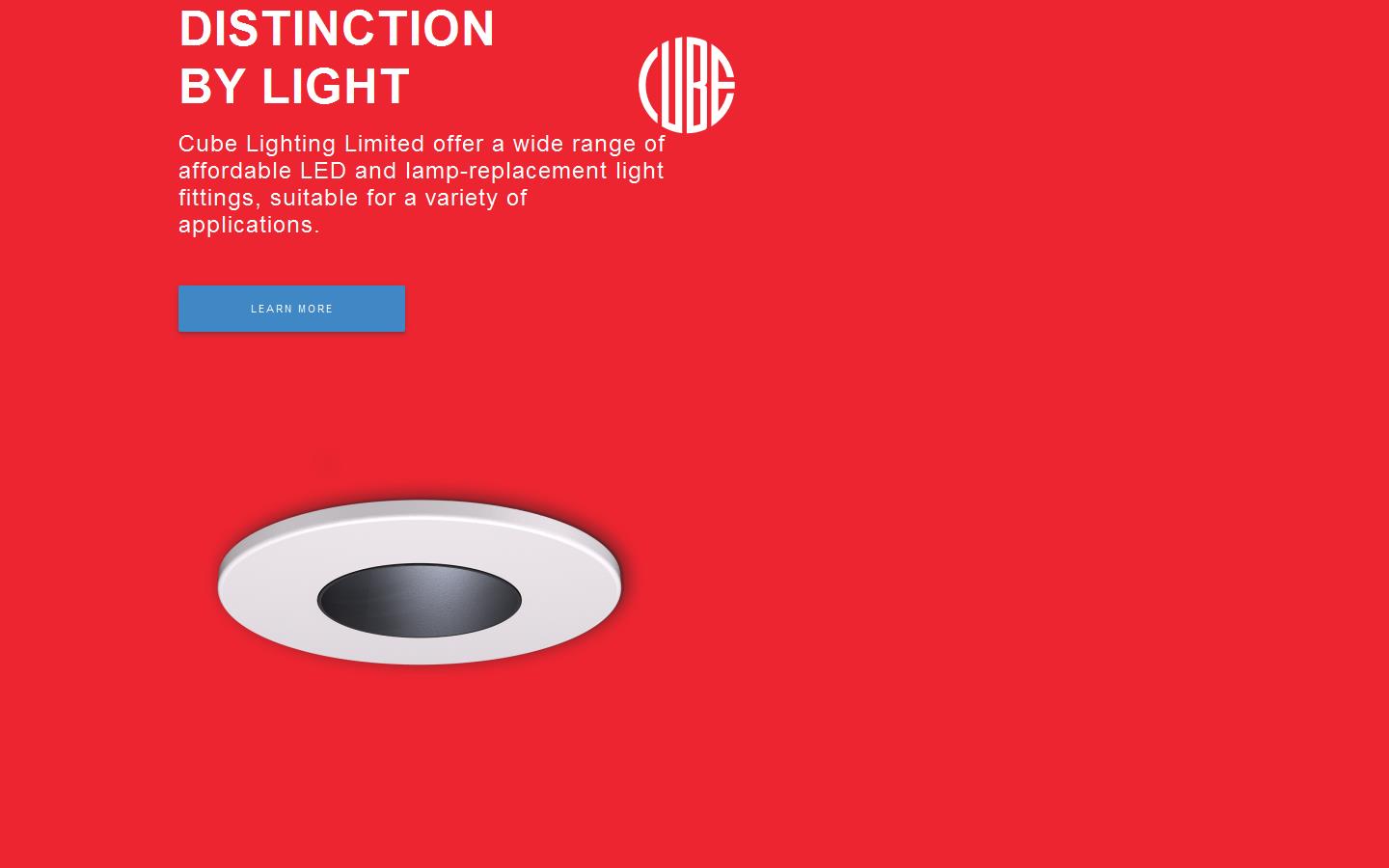 Cube Lighting & Industrial Design Ltd Website