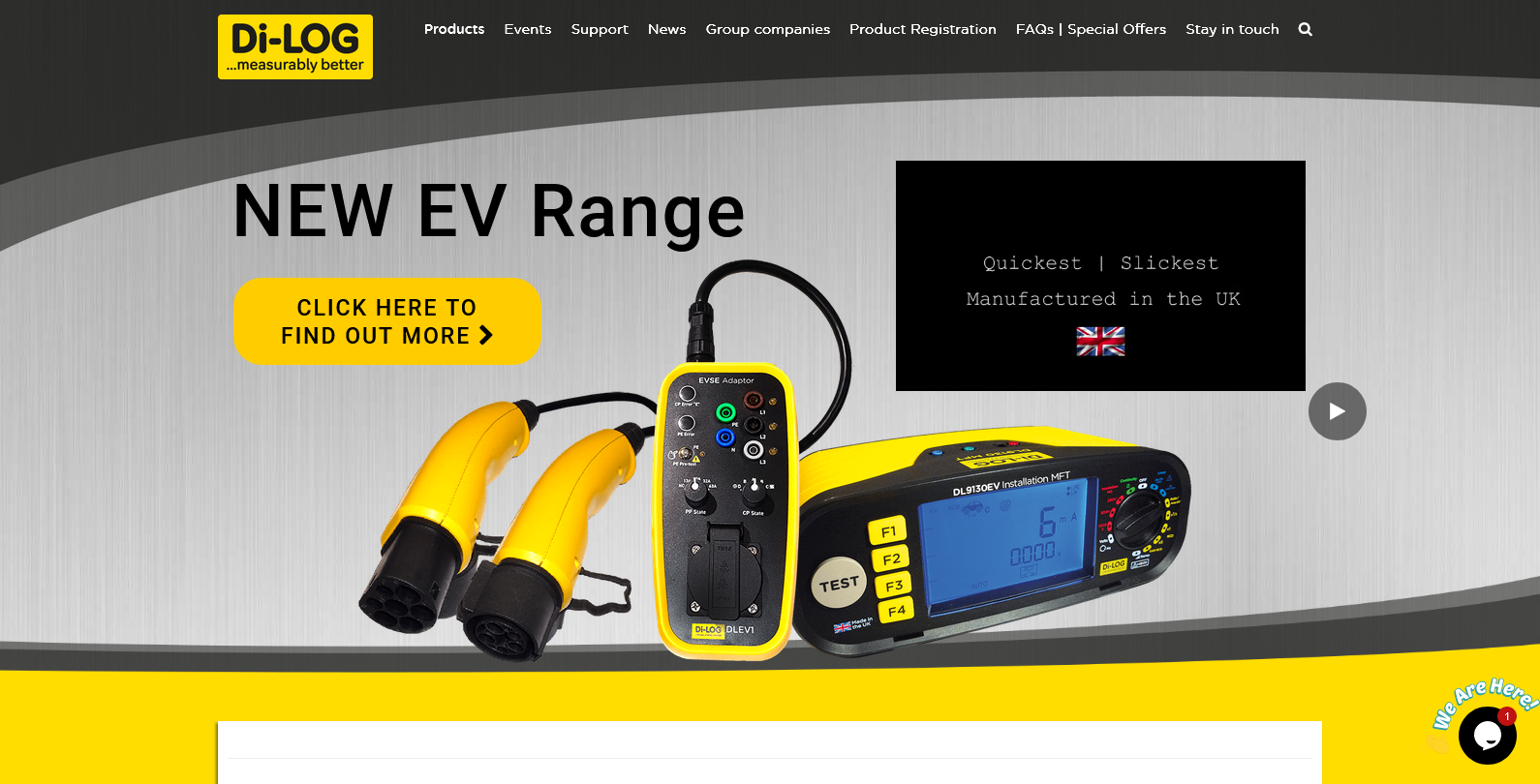 Di-Log Test Equipment Website