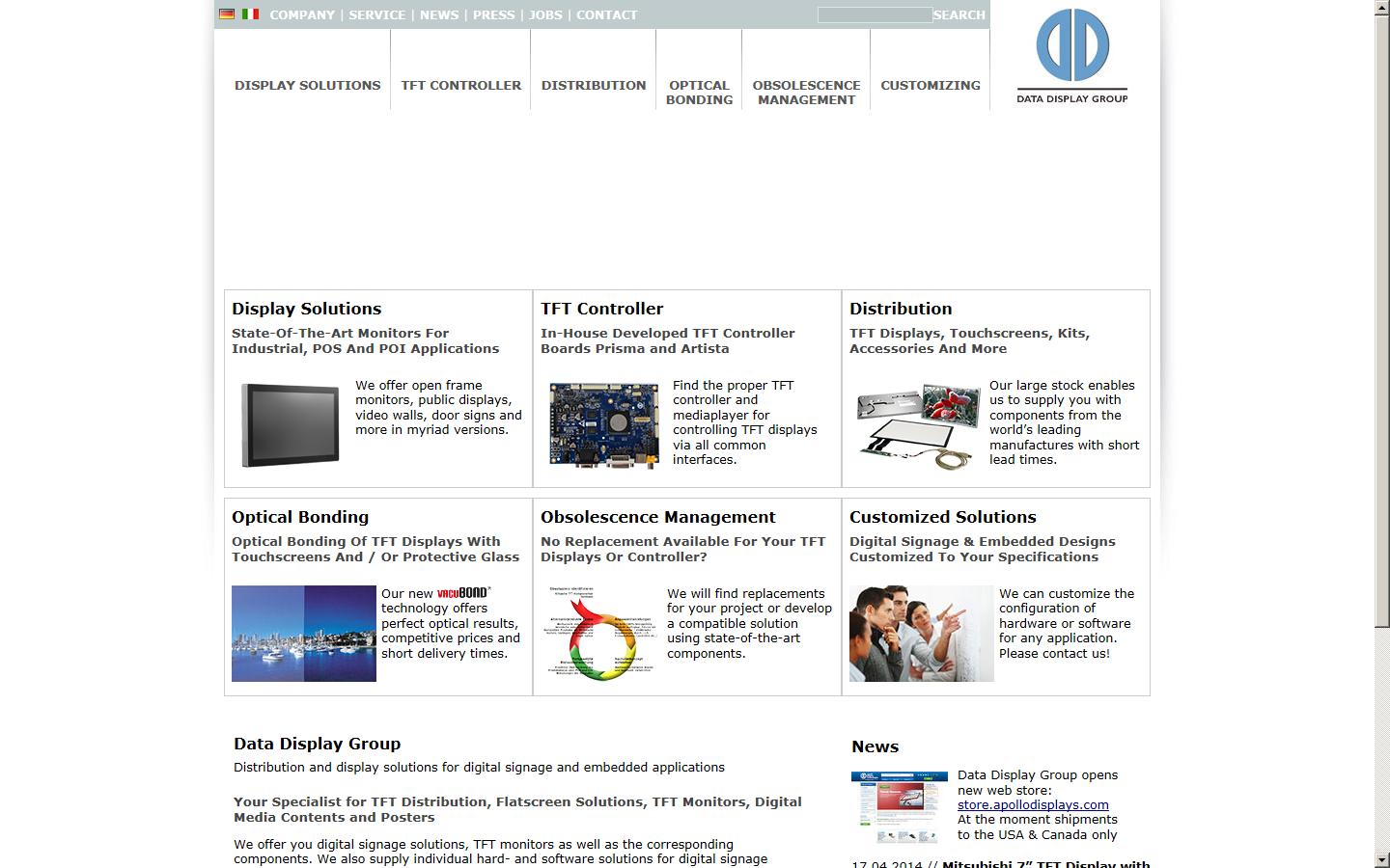 Display Technology Ltd Website