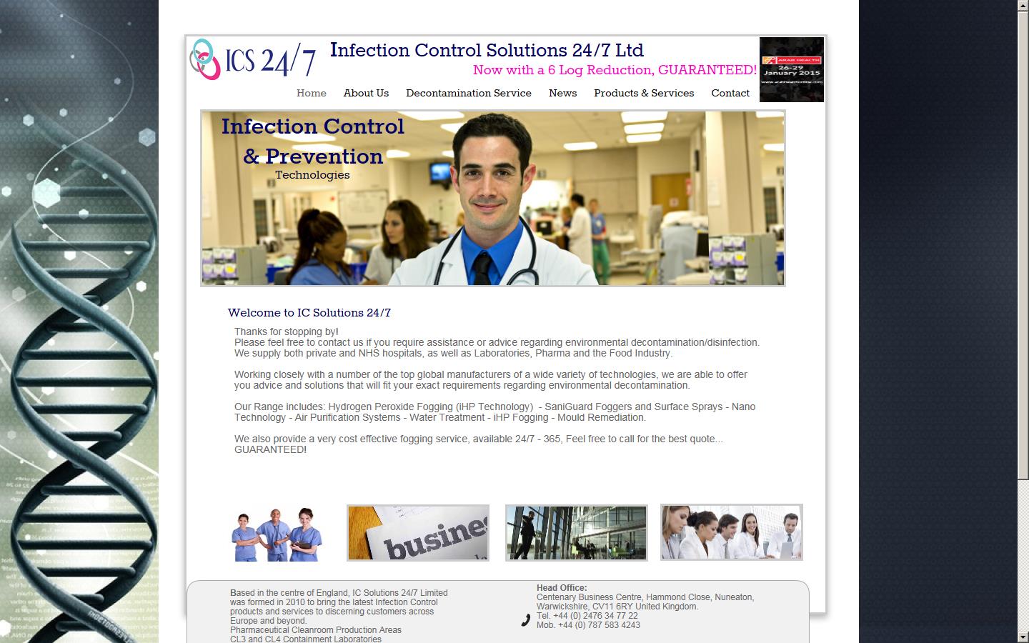 IC Solutions 24/7 Ltd Website