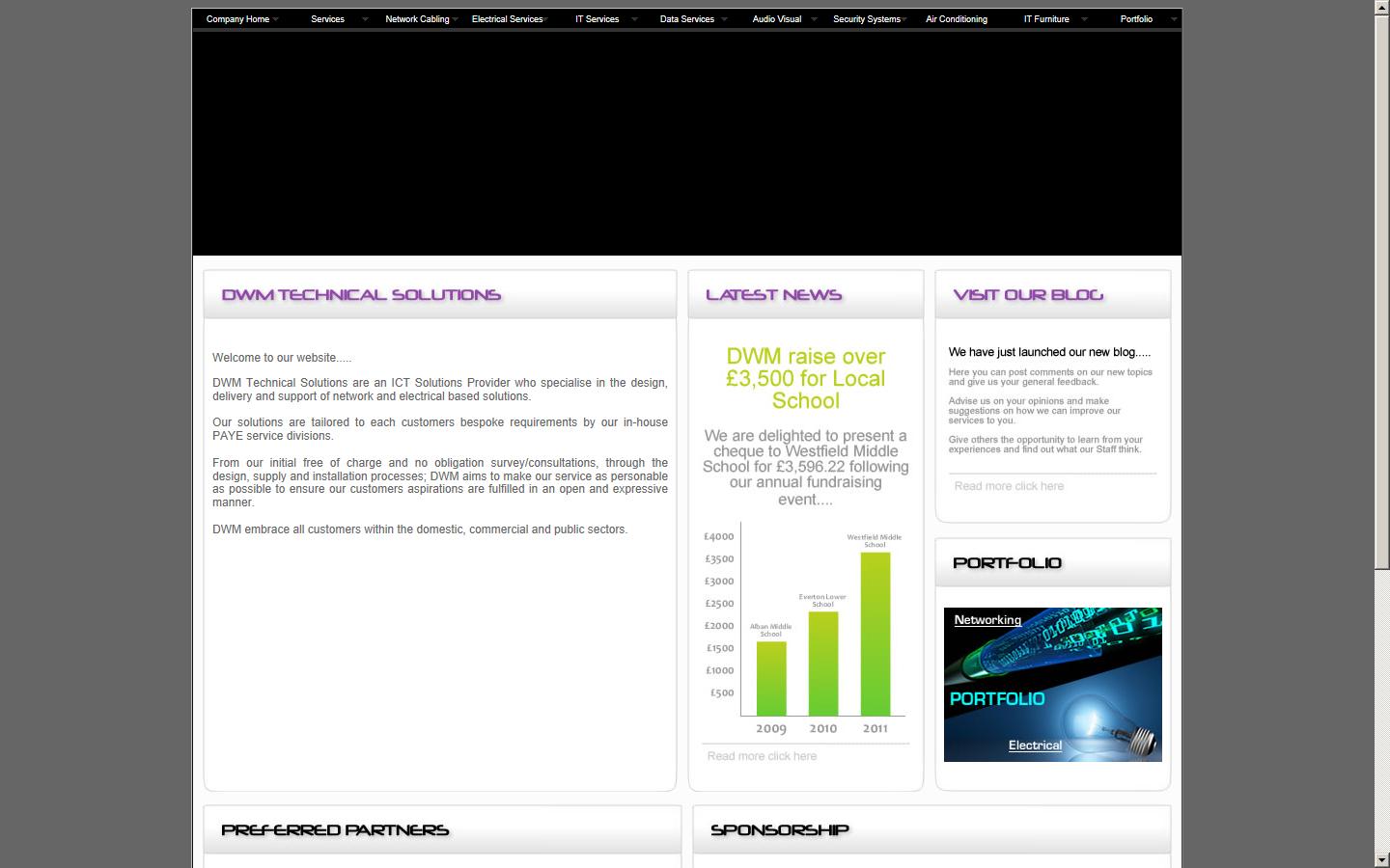 DWM Technical Solutions Ltd Website