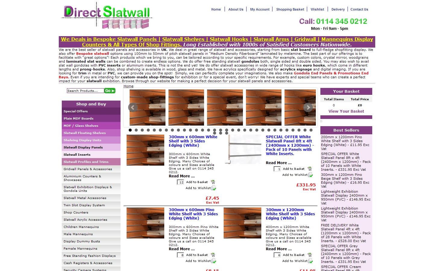 Direct Slatwall Website