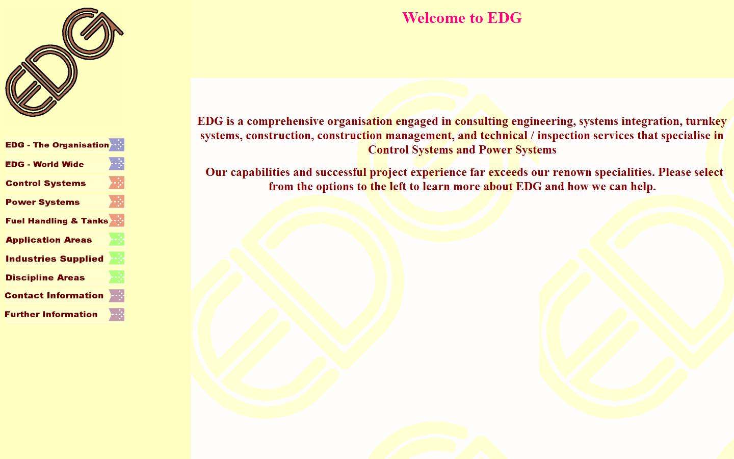 EDG International Inc Website