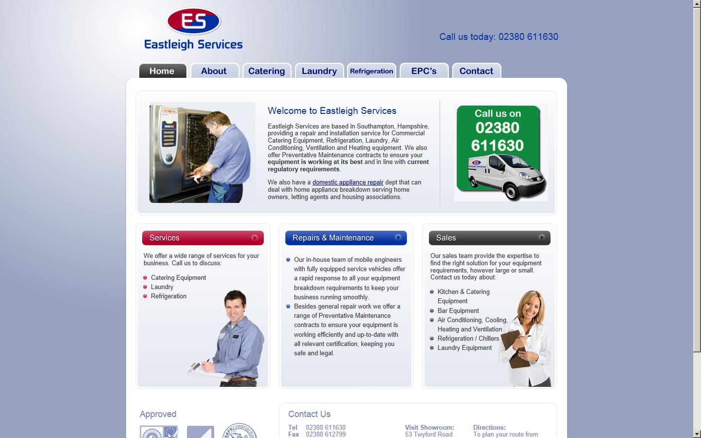 Eastleigh Services Ltd Website