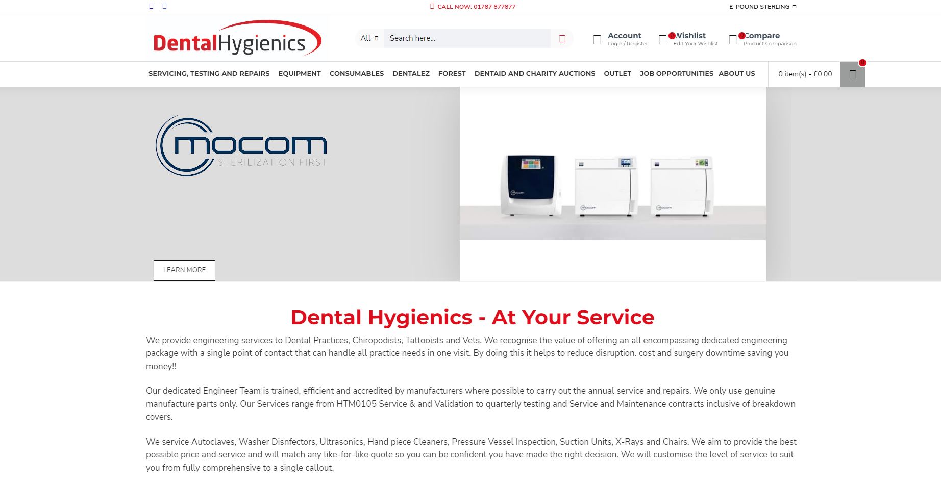 Dental Hygienics & Decontamination Website