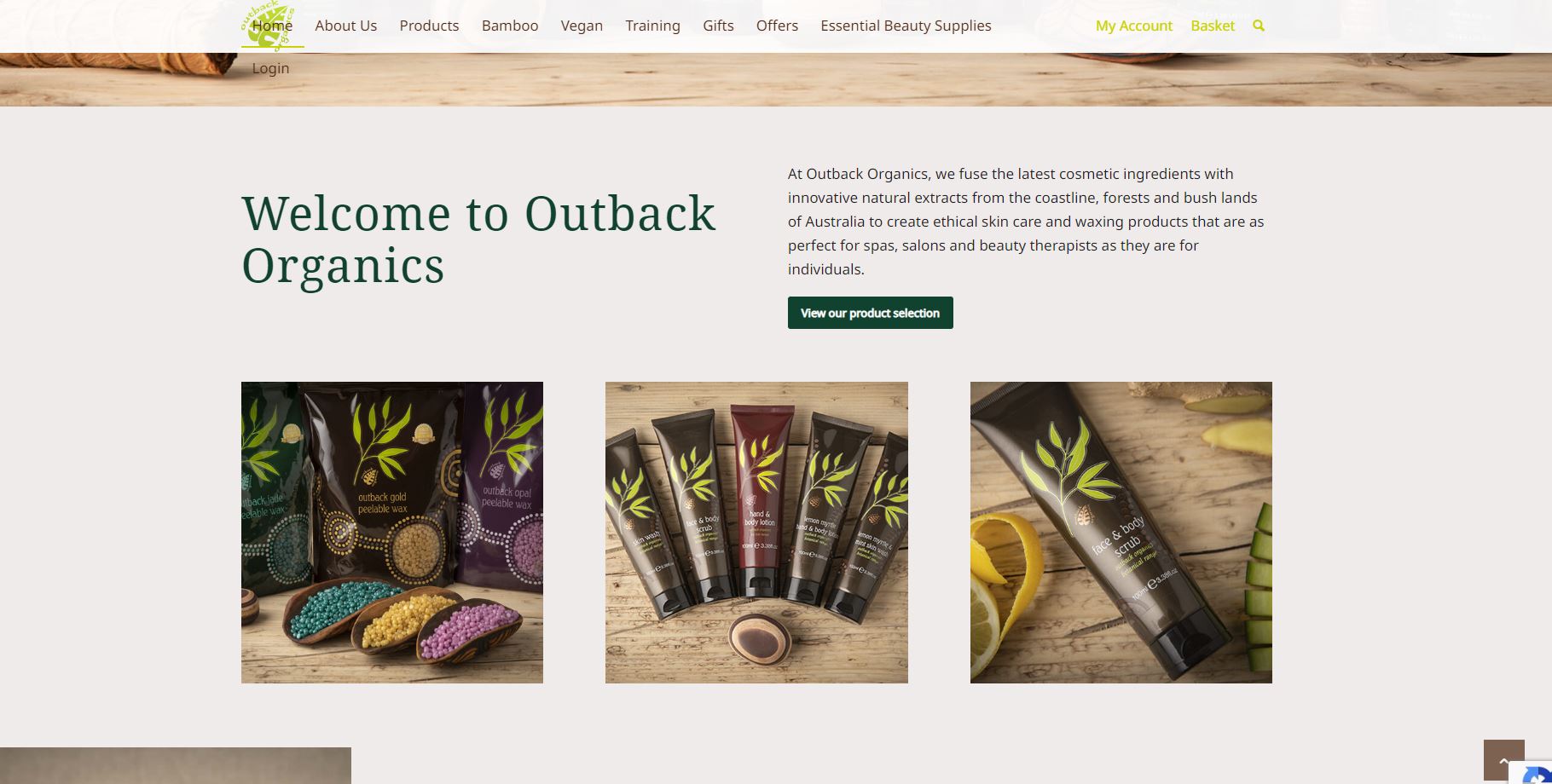 Outback Organics Website