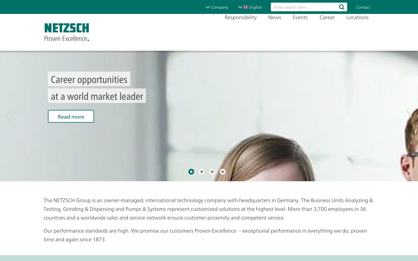 Netzsch Website