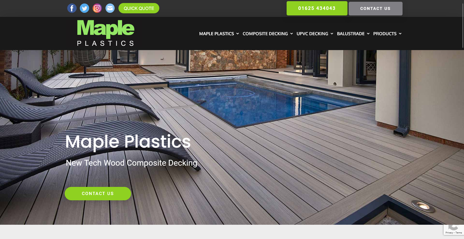 Maple Plastics Website