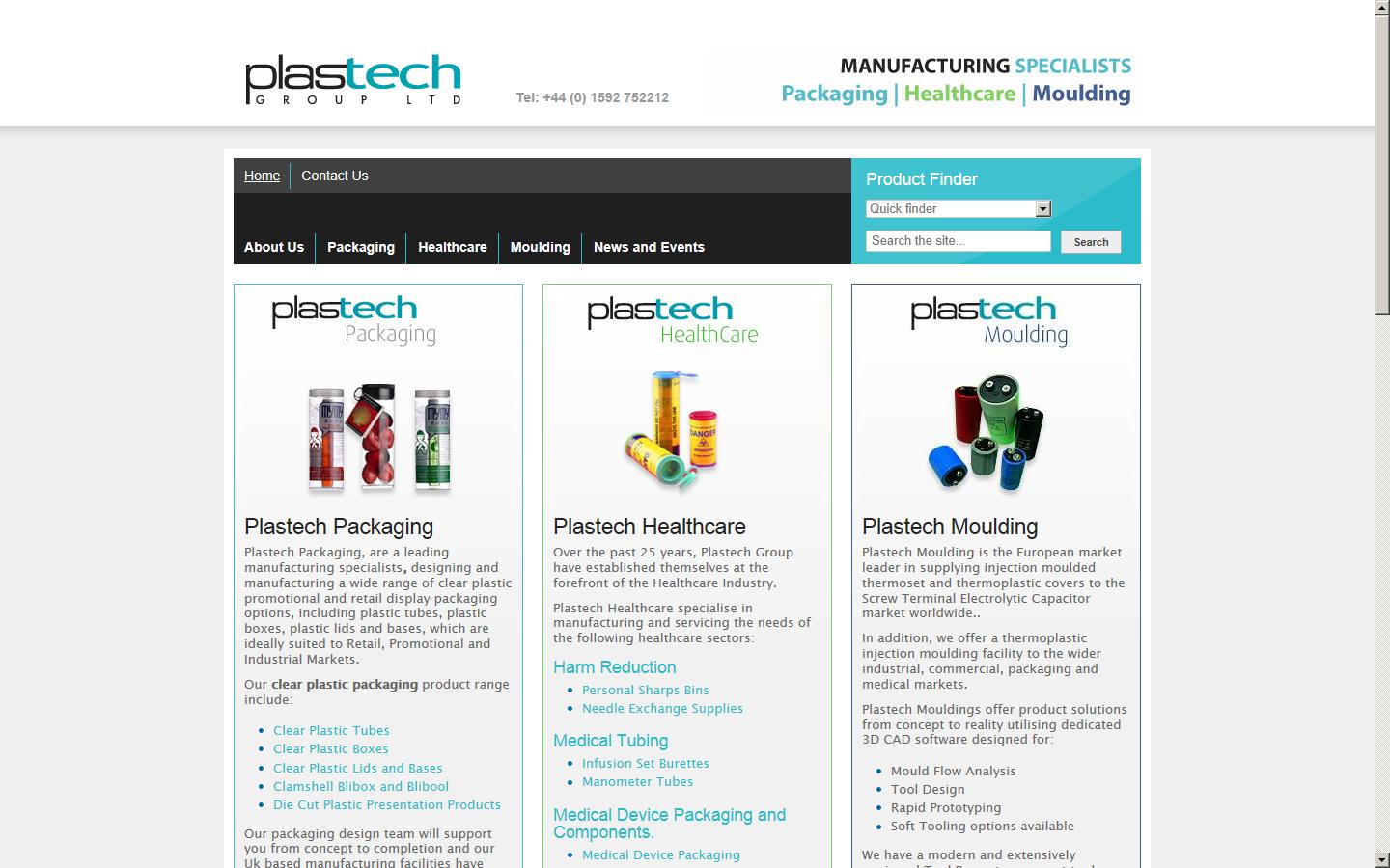 Plastech Group Ltd Website