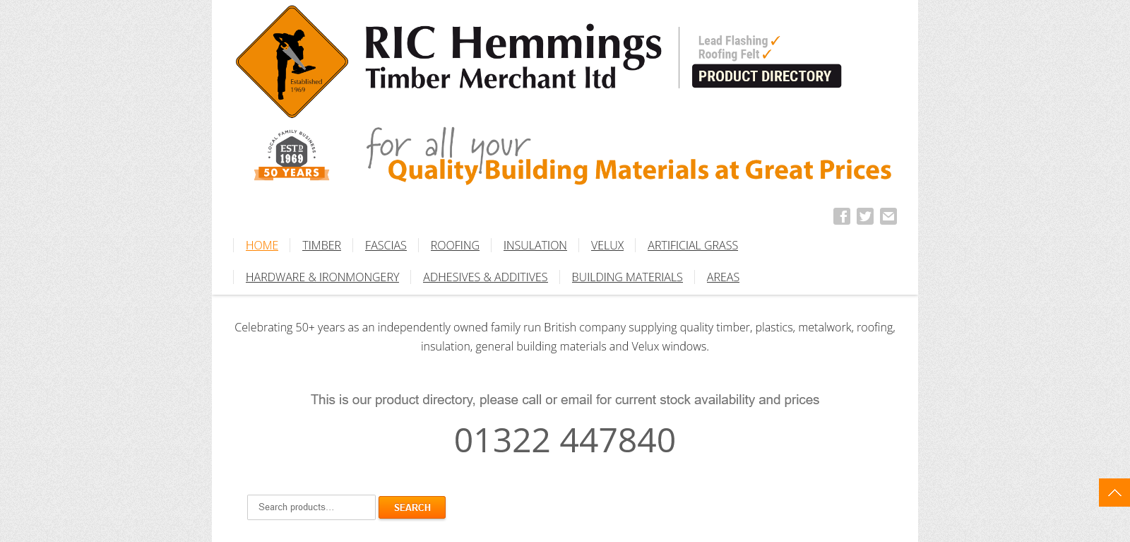 RIC Hemmings Timber Merchant Ltd Website