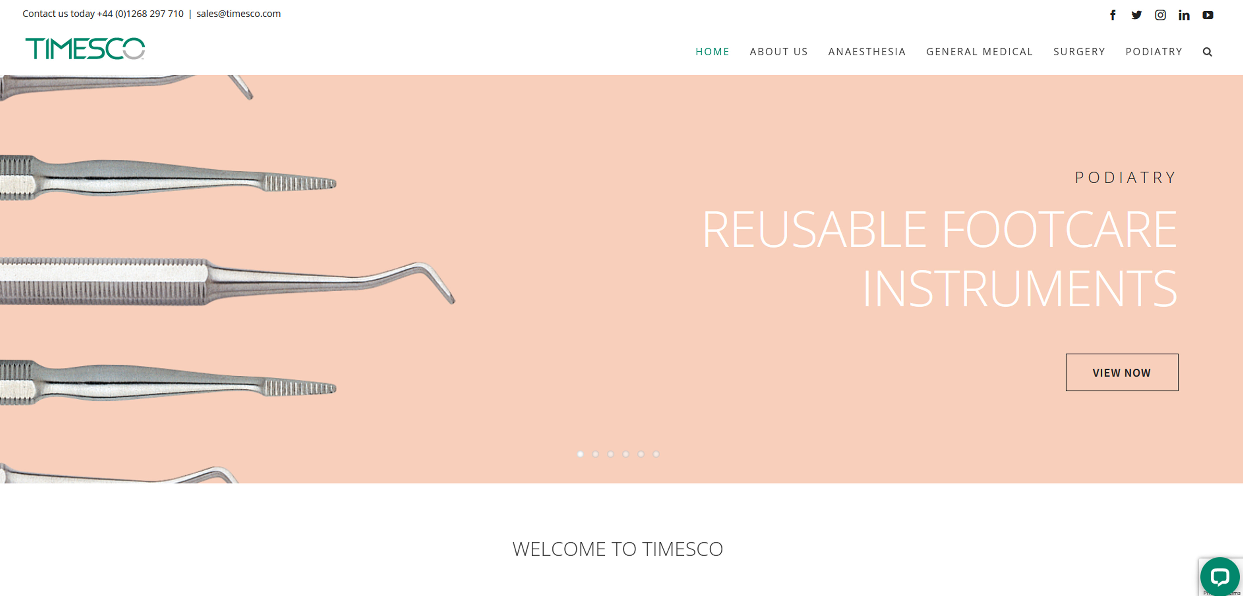 Timesco Healthcare Ltd Website