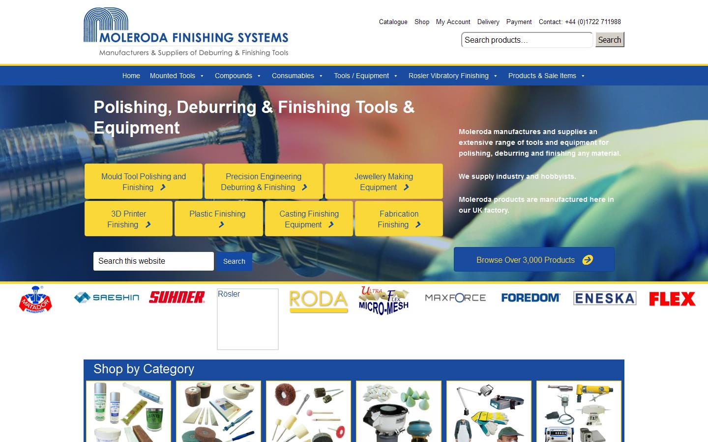 Moleroda Finishing Systems Ltd Website