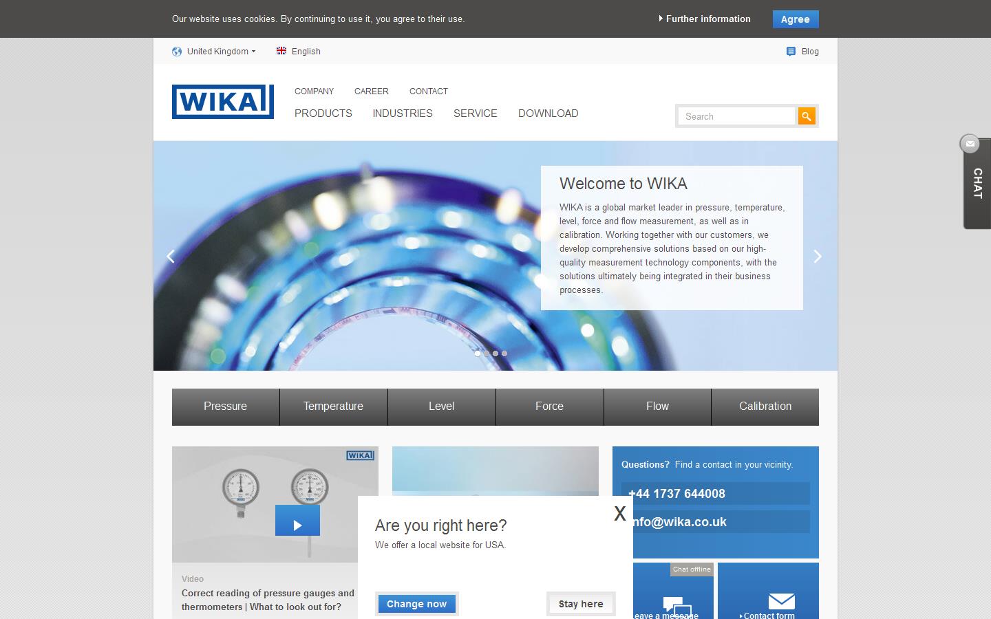 WIKA Instruments Limited Website