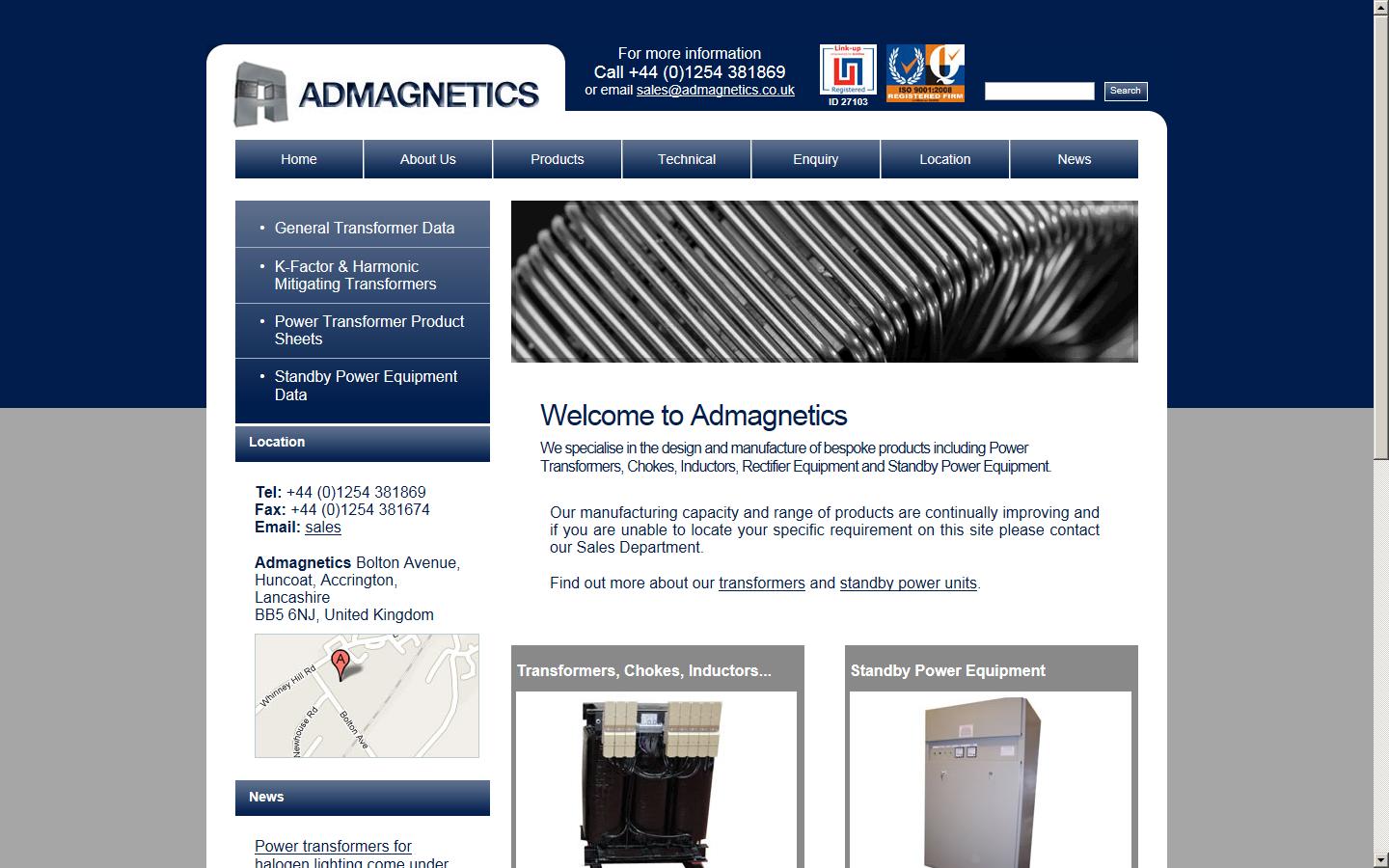 Admagnetics Website