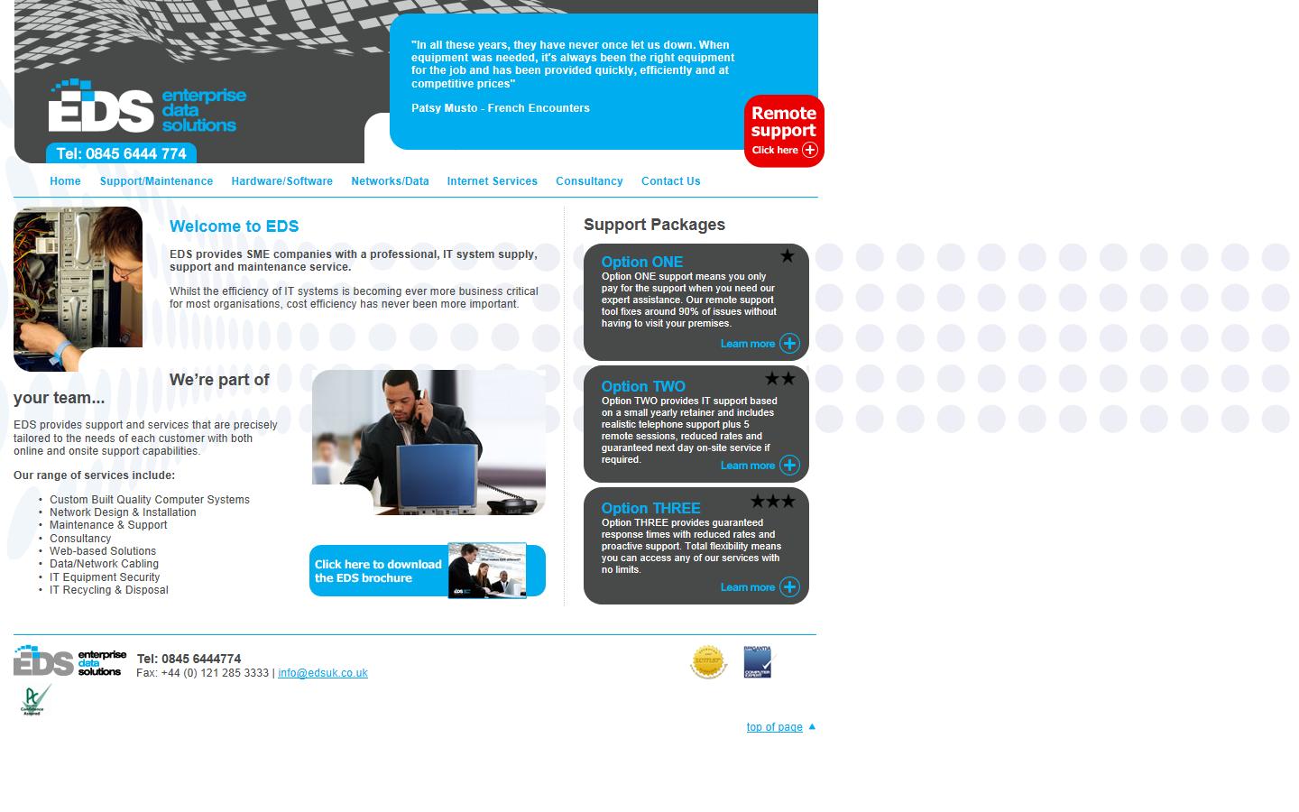 Enterprise Data Systems  Website