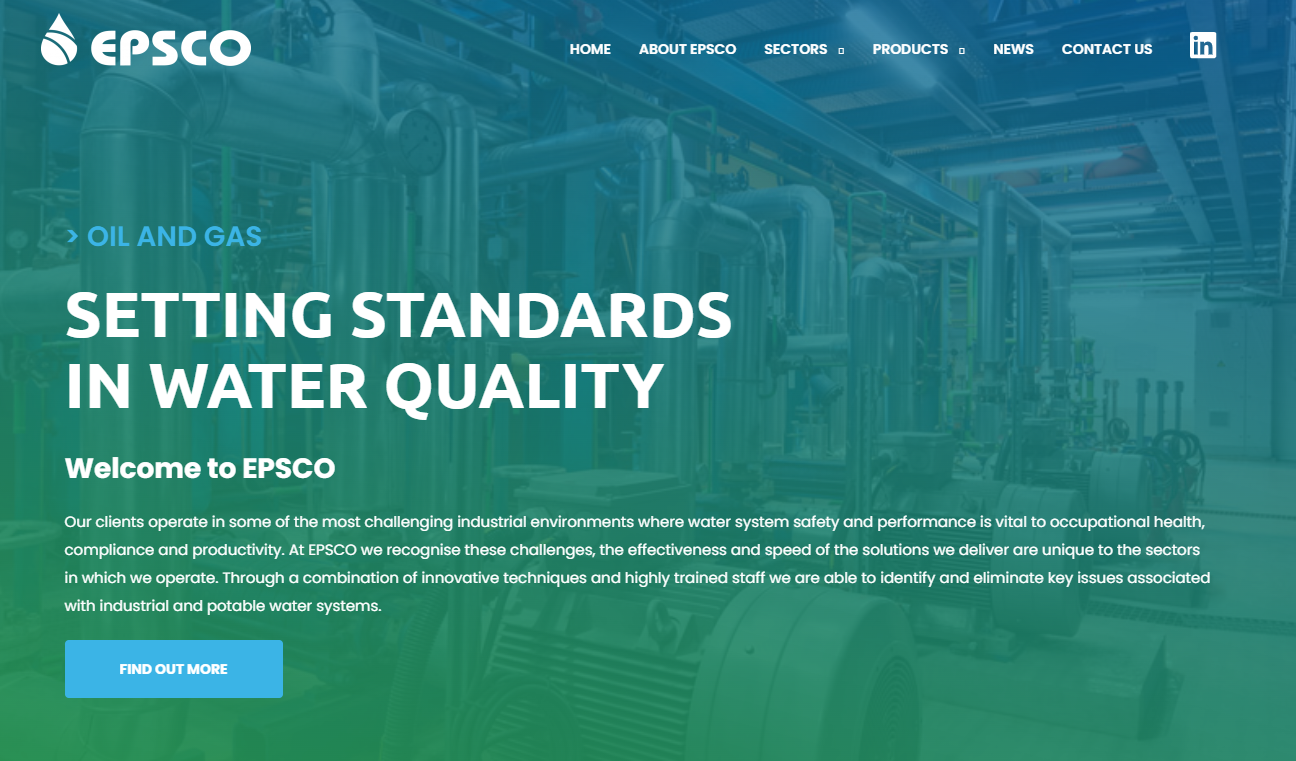 Epsco Ltd Website