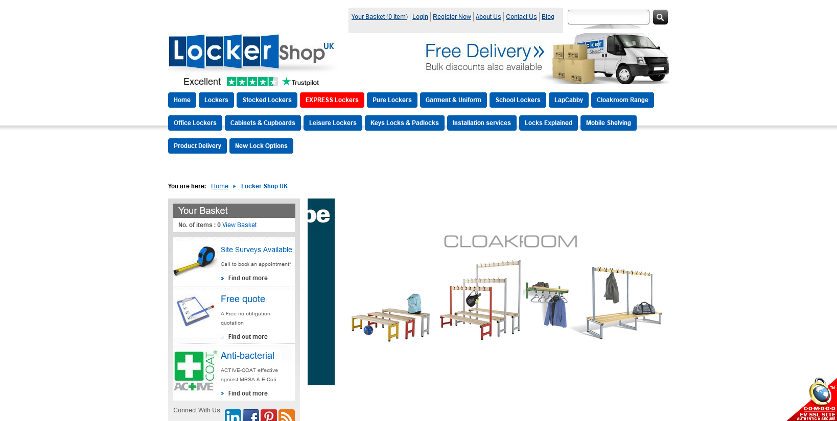 Locker Shop UK Ltd Website