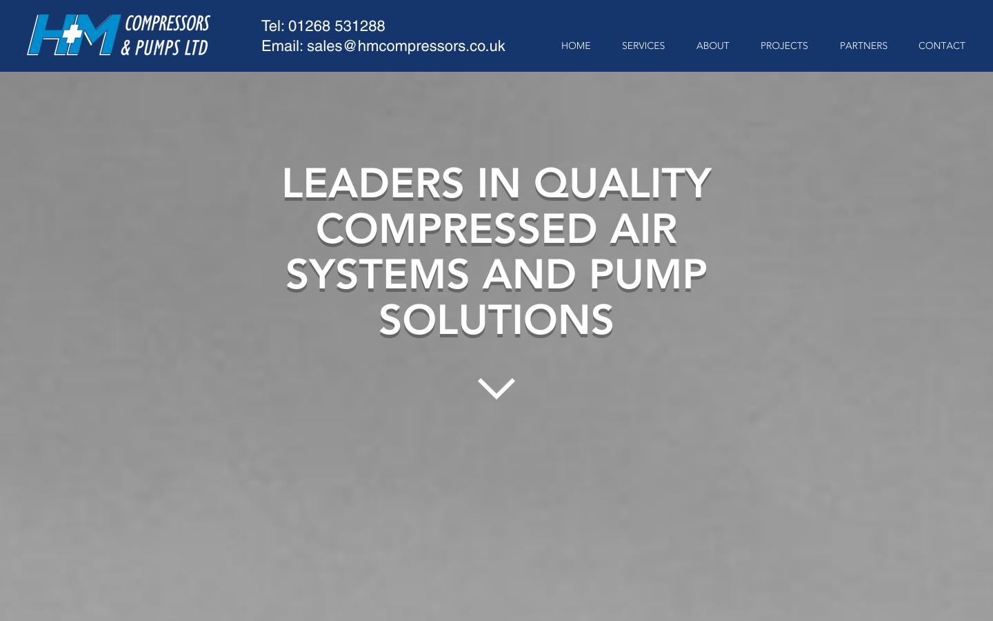 H&M Compressors & Pumps Website