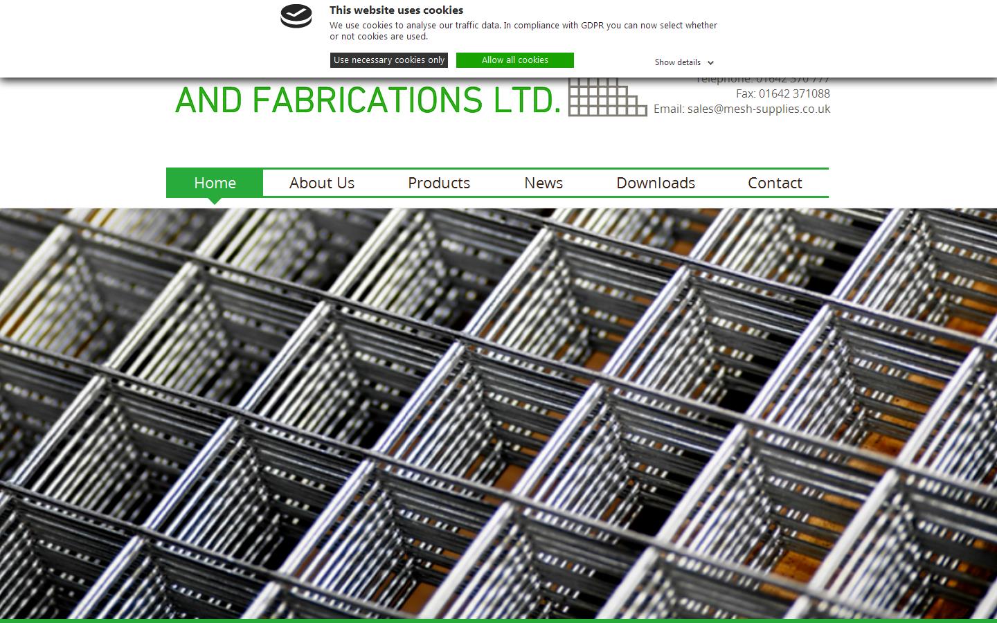 Mesh Supplies & Fabrication Website