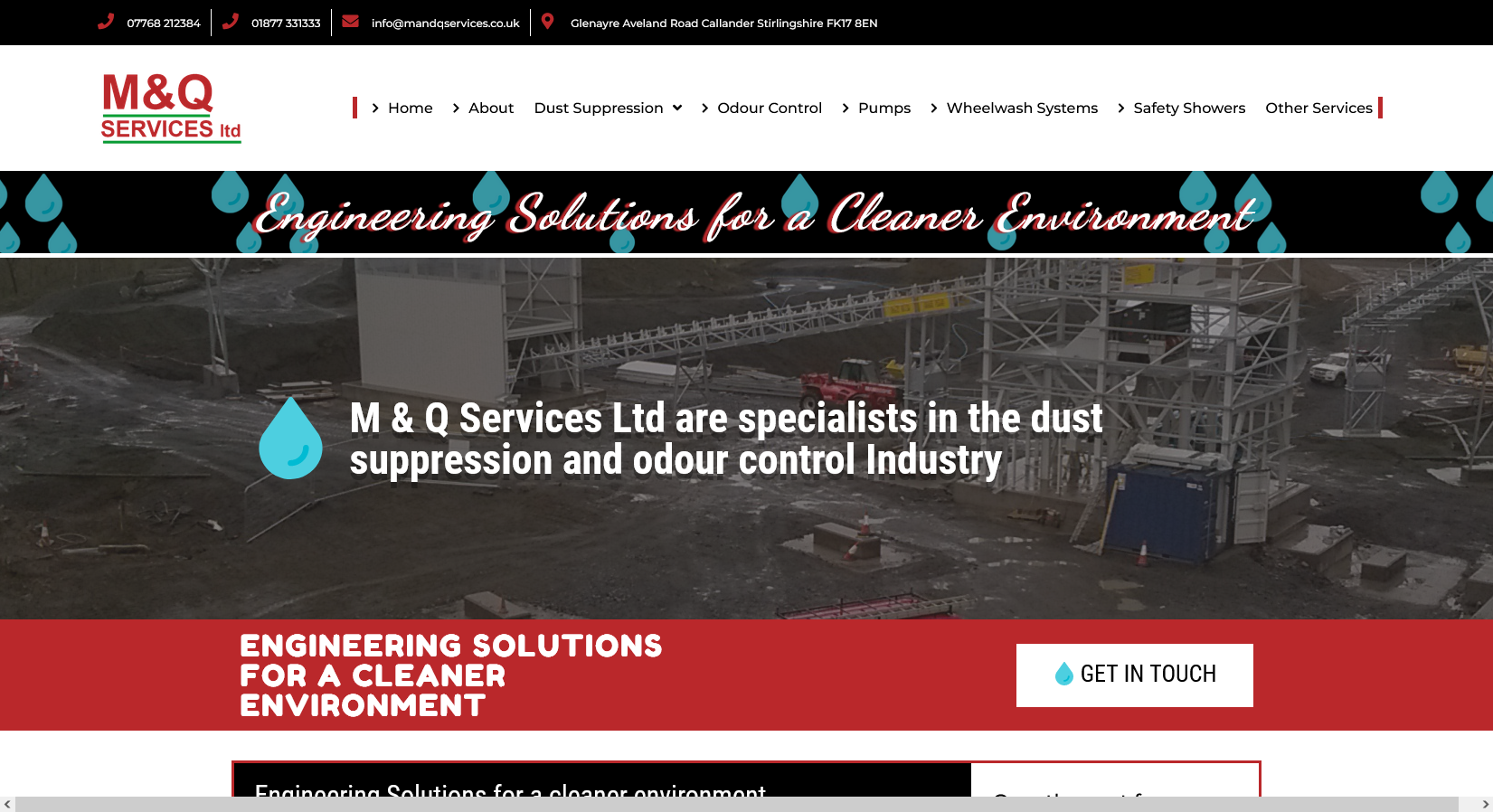 M&Q Services Ltd Website